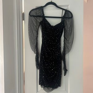 Black sparkly dress
